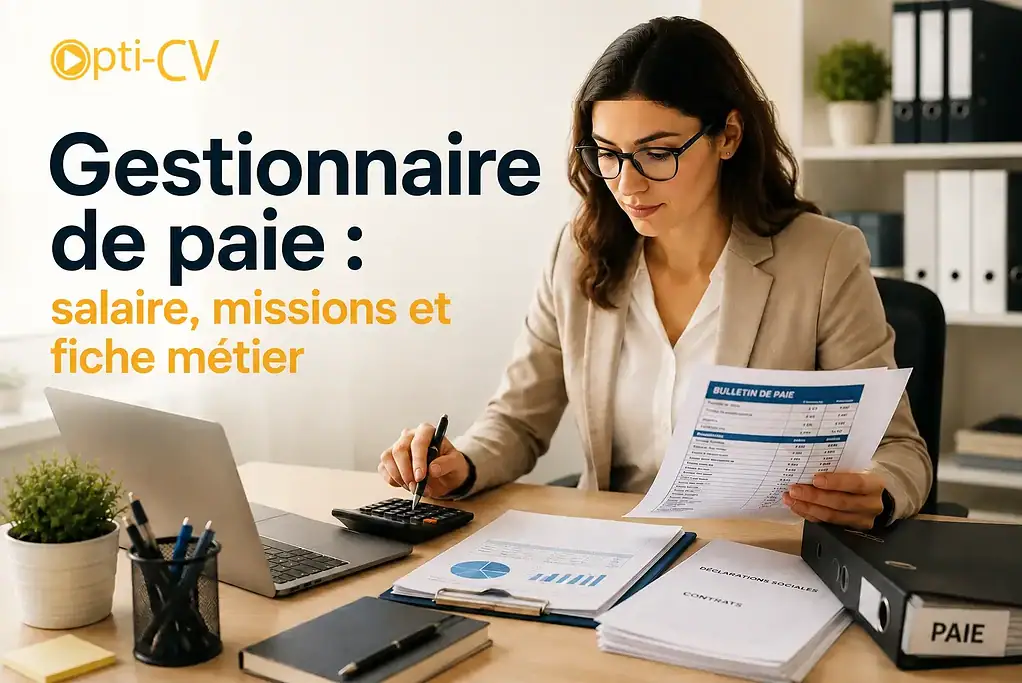 Gestionnaire de paie - Salaire, missions et fiche métier